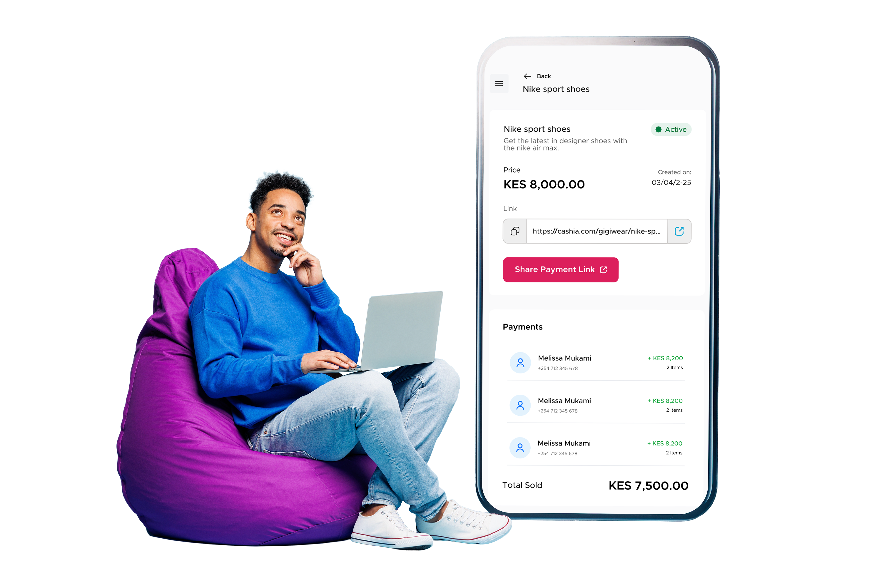 Cashia Payment Links