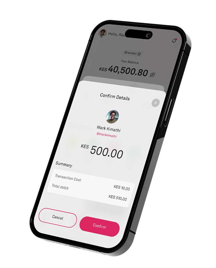 Phone screen confirm details